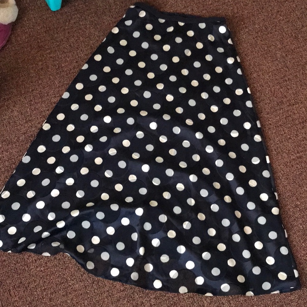 Navy blue maxi skirt